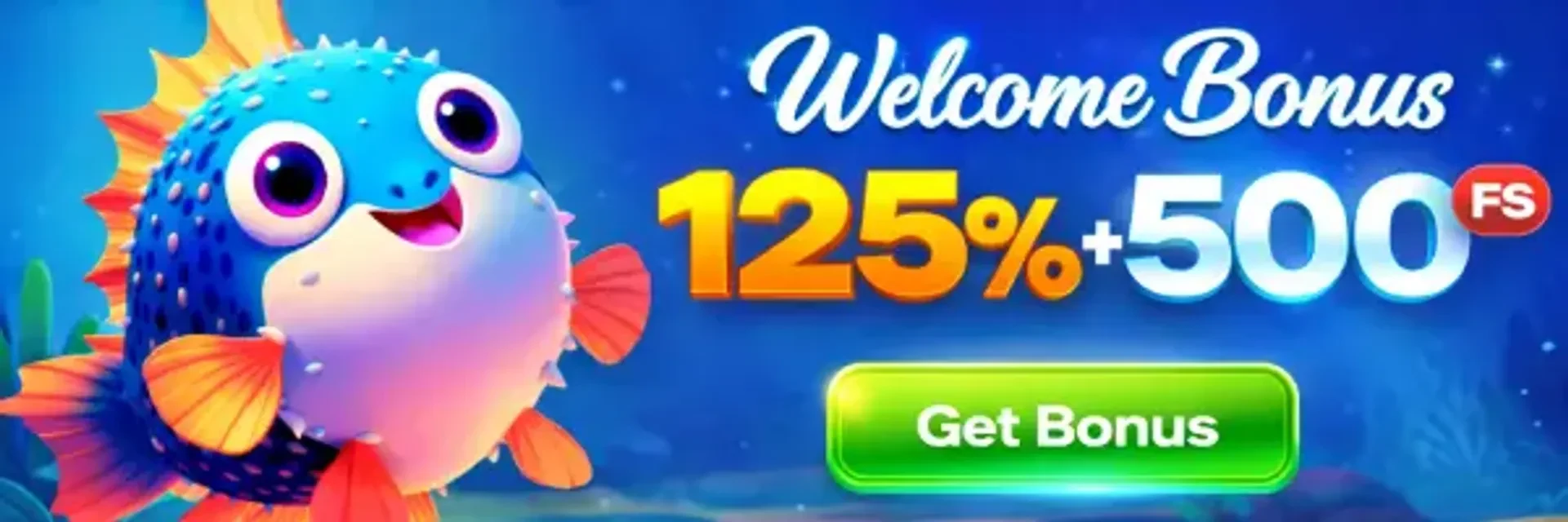 Fugu Casino Willkommensbonus – 125 Prozent und 500 Freispiele